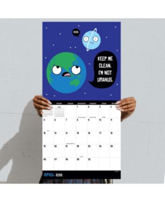 2026 Rated R Puns Wall Calendar
