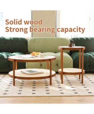 Modern Farmhouse Nesting Coffee Table Set