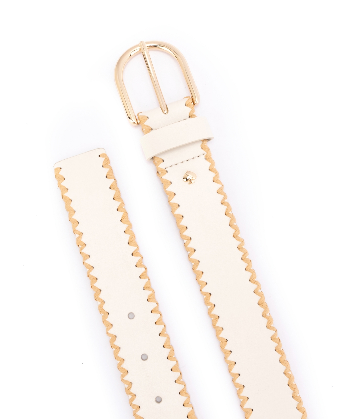 Shop Kate Spade Women's 35mm Straw Edge Belt