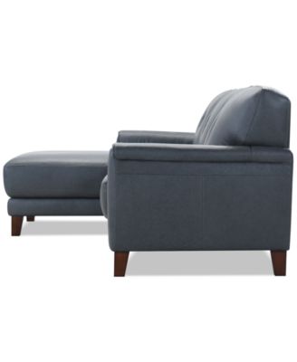 Ashlinn 2-Pc. Leather Chaise Sofa, Exclusively at Macy's