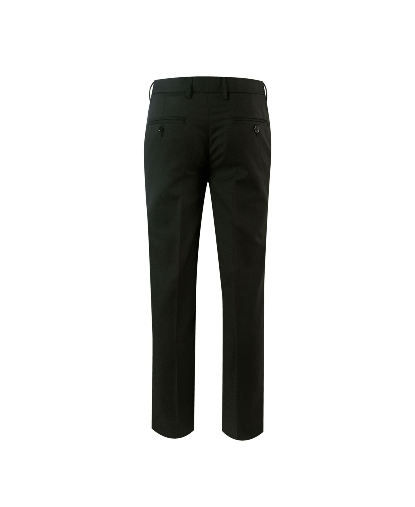 Брюки Elie Balleh Black Slim Fit Dress Pants для мальчиков, цвет: Чёрный — фото 2