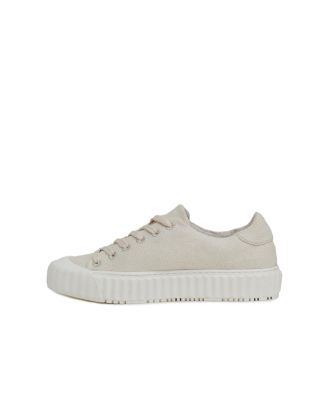 Lace Up Recyc Canvas Low Top Sneakers