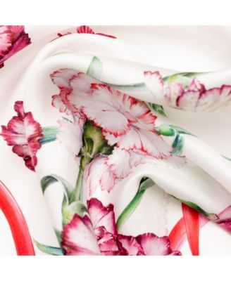 Dianthus - Silk Bandana for Women