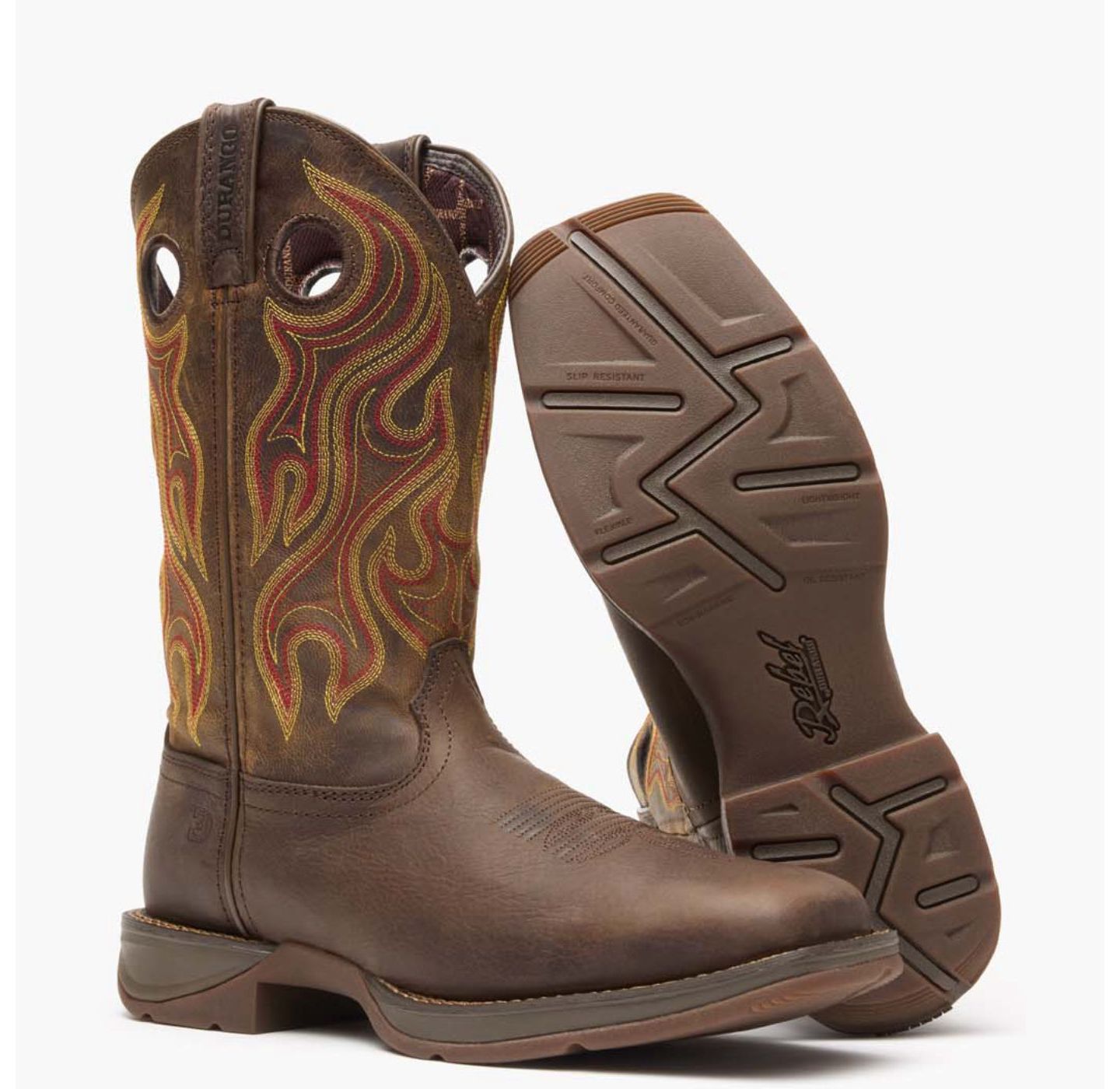 Мужские ботинки Durango Rebel Western Boot, цвет: Тёмный каштановый — фото 2