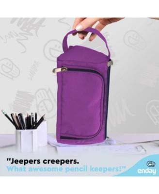 Big Capacity Pencil Case, 3 Compartments Pencil Bags with Zipper, Large Capacity Pencil Pouch, Cute Pencil Case Organizer, Zipper Pencil Pouches, Pink