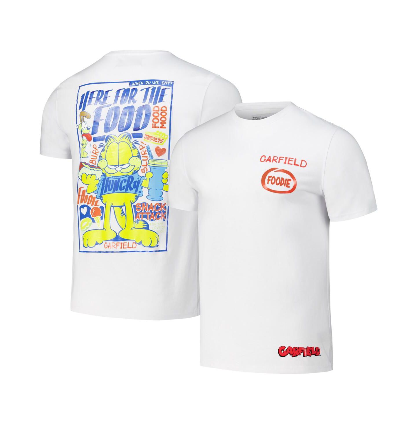 Мужская футболка Freeze Max White Garfield Foodie Regular Fit — фото 1
