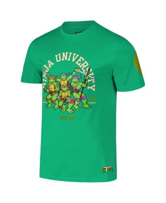 Men's Kelly Green Teenage Mutant Ninja Turtles Ninja University T-Shirt