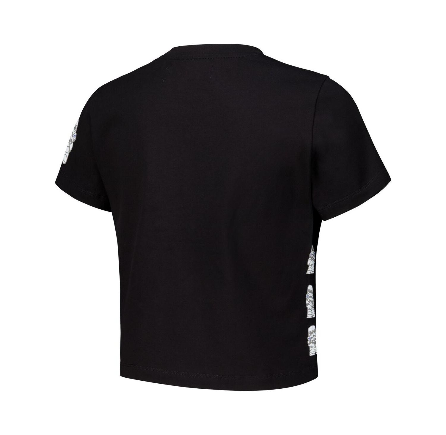Women's Black Star Wars Babydoll Cropped T-Shirt