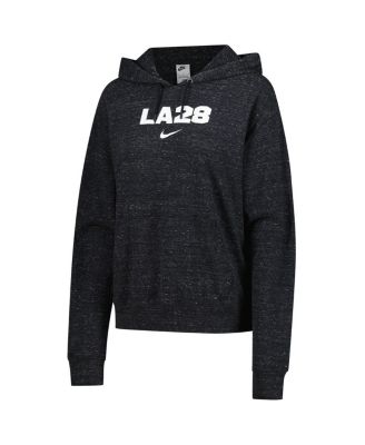 Women's Black LA28 Summer Olympics Gym Vintage Pullover Hoodie