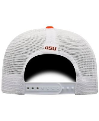Men's Orange/White Oregon State Beavers Victory Baseline Adjustable Trucker Hat