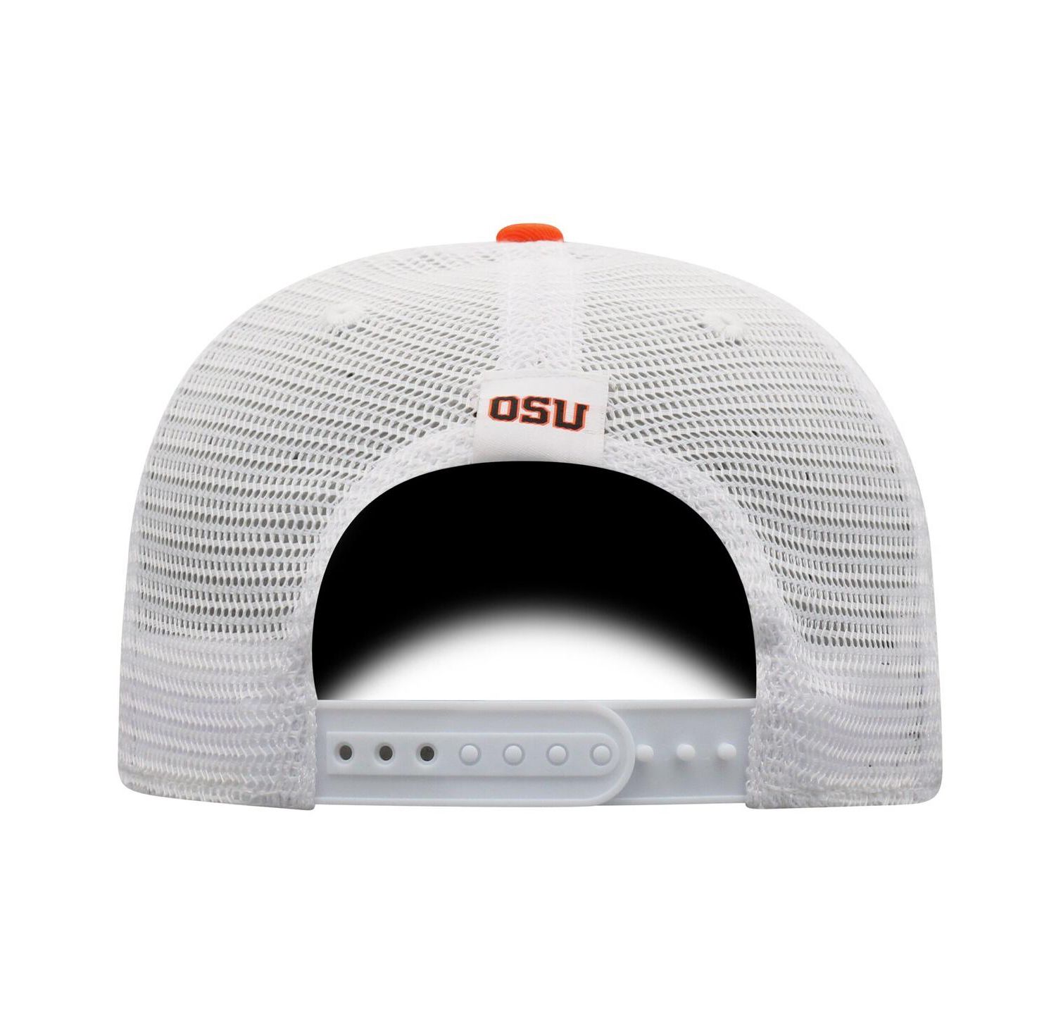 Men's Orange/White Oregon State Beavers Victory Baseline Adjustable Trucker Hat