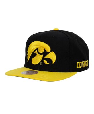 Mitchell & Ness - Men's Carolina Blue/Gold Iowa Hawkeyes Team Origins Snapback Hat