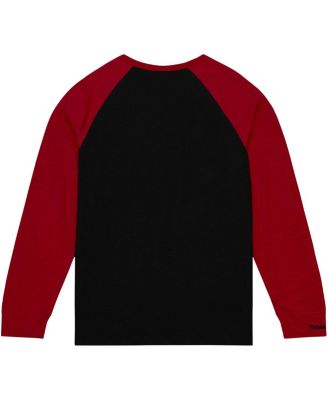 Men's Black Maryland Terrapins Legendary Slub Raglan Long Sleeve T-Shirt