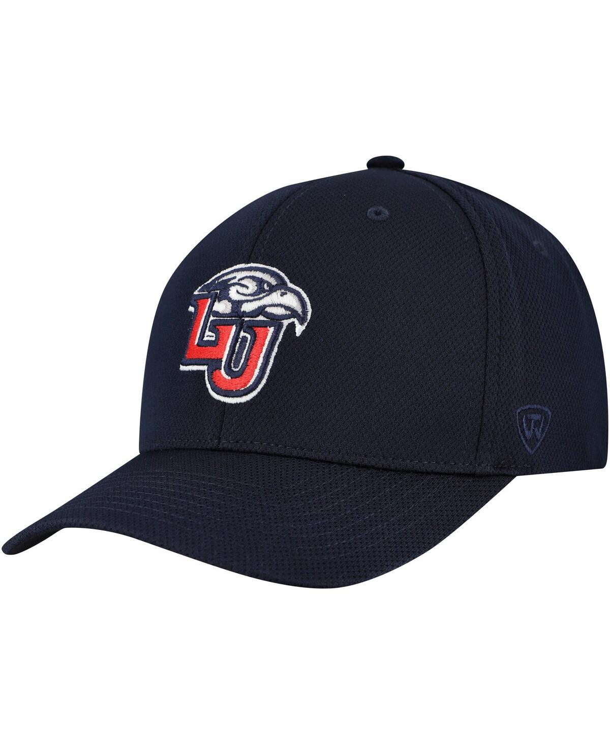 Top Of The World Men's Navy Liberty Flames Reflex Performance Flex Hat