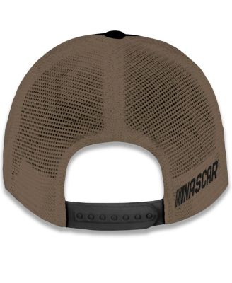 Men's and Women's Black Noah Gragson Flag Trucker Adjustable Hat