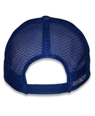 Men's and Women's Blue Chase Elliott NAPA Flame Trucker Adjustable Hat