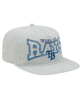 Men's Gray Tampa Bay Rays Corduroy Golfer Snapback Hat