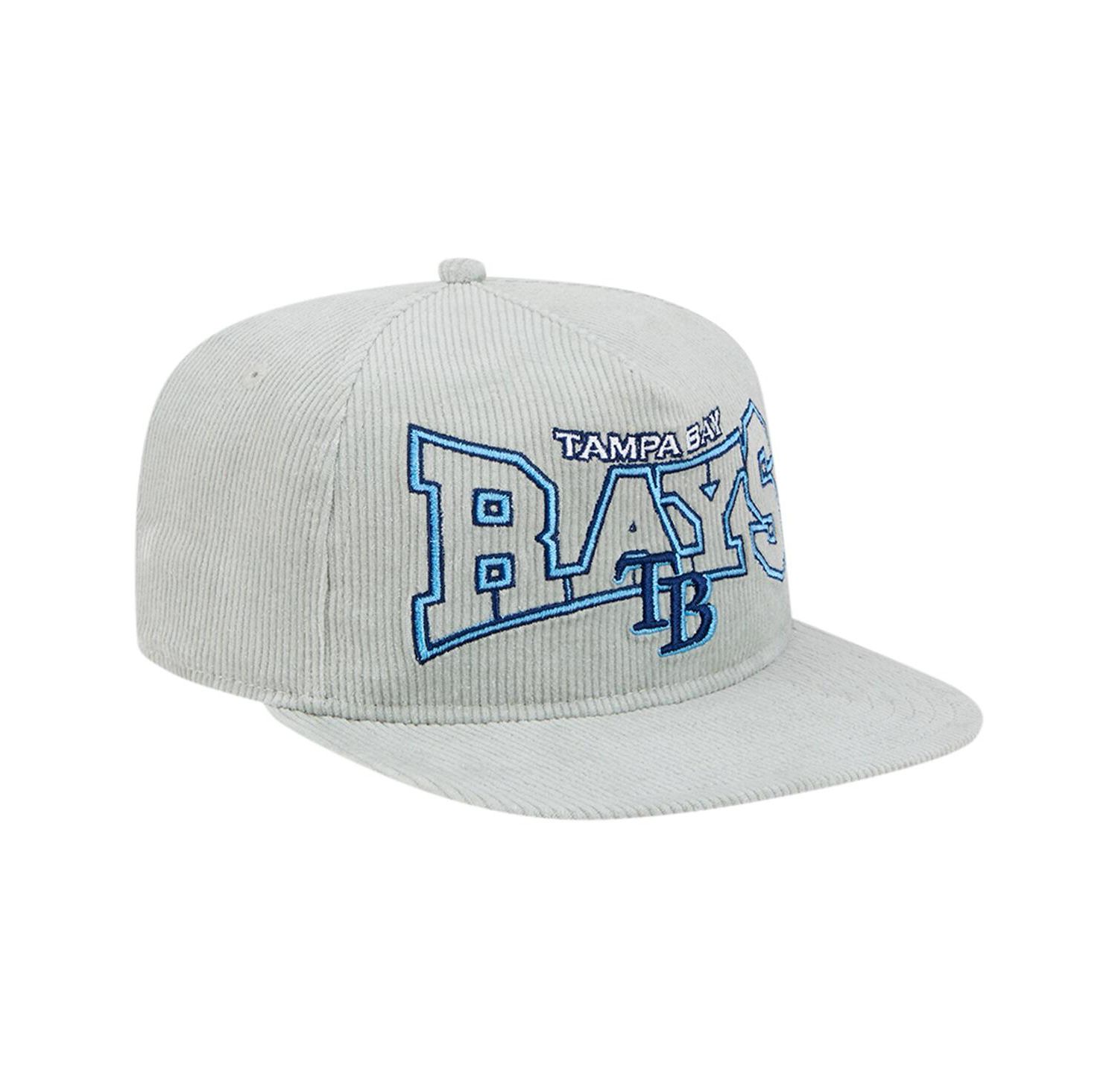 Men's Gray Tampa Bay Rays Corduroy Golfer Snapback Hat