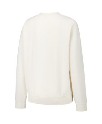 Women's Cream Dallas Cowboys Lightweight 3.0 Logo Pullover Sweatshirt