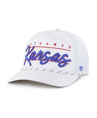 '47 Brand - Men's White Kansas Jayhawks Condor Hitch brrr&deg; Adjustable Hat