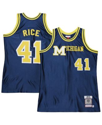 Mitchell & Ness - Men's Glen Rice Navy Michigan Wolverines 1988/89 Authentic Jersey