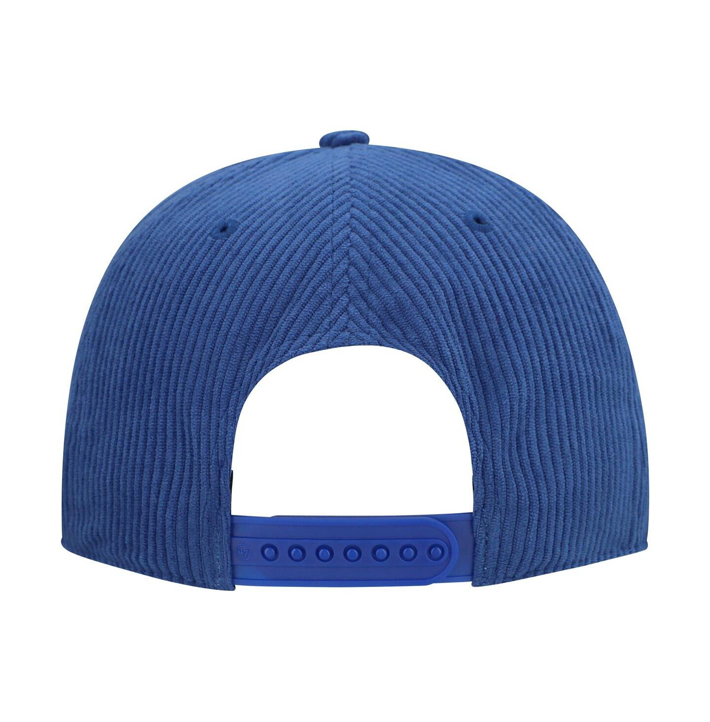 Мужская кепка '47 Brand Royal Golden State Warriors Double Header Sidepatch Cord Hitch Adjustable Hat — фото 4