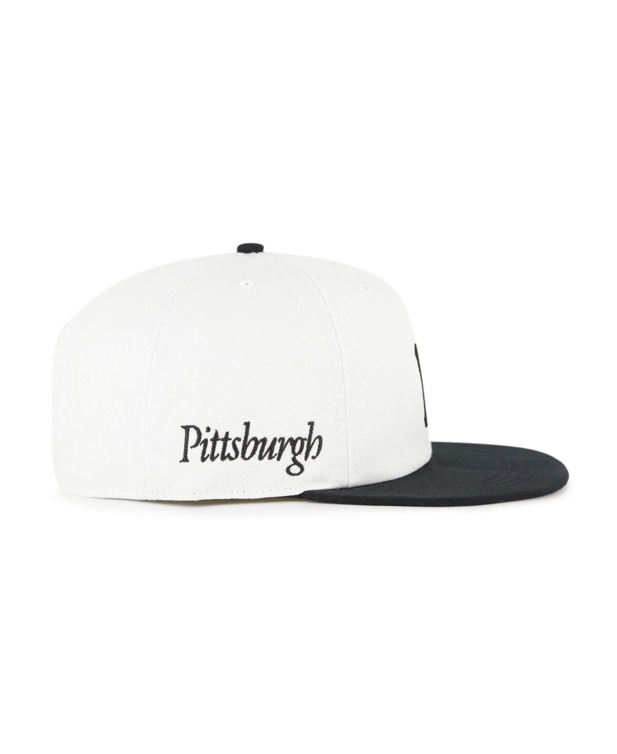 47 Brand Women's White/black Pittsburgh Pirates Foundation Captain Snapback Hat