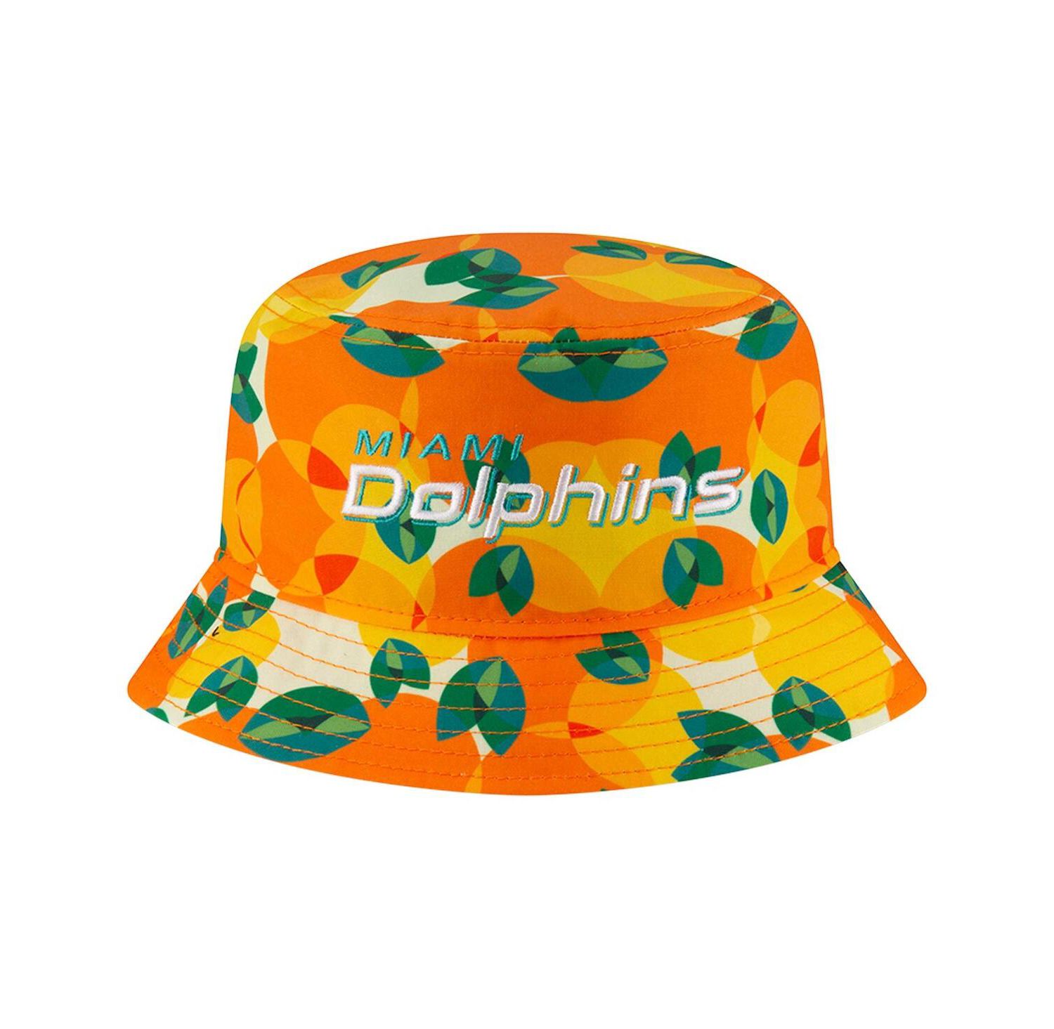 Men's Orange Miami Dolphins Citrus Bucket Hat