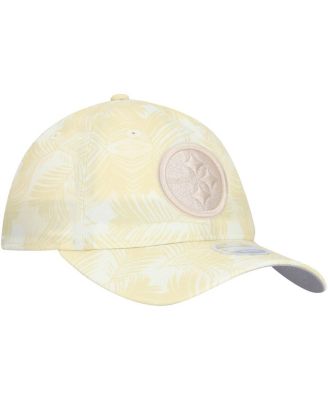 Women's Cream Pittsburgh Steelers Frond 9TWENTY Adjustable Hat