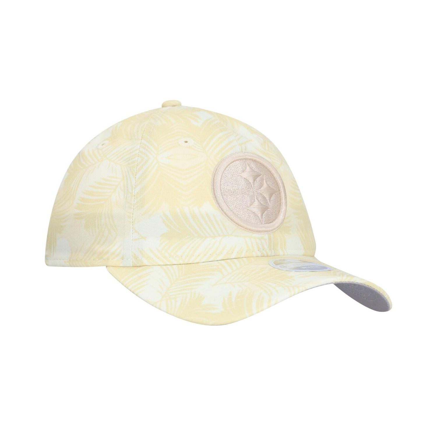 Women's Cream Pittsburgh Steelers Frond 9TWENTY Adjustable Hat