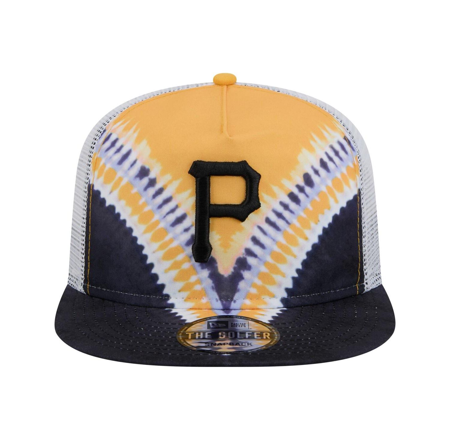 Men's Pittsburgh Pirates Tie-Dye Golfer Trucker Adjustable Hat