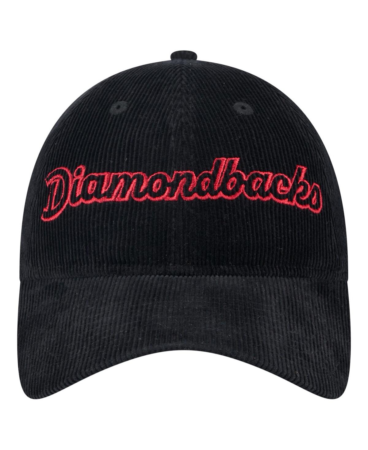 New Era Women's Black Arizona Diamondbacks Corduroy 9twenty Adjustable Hat