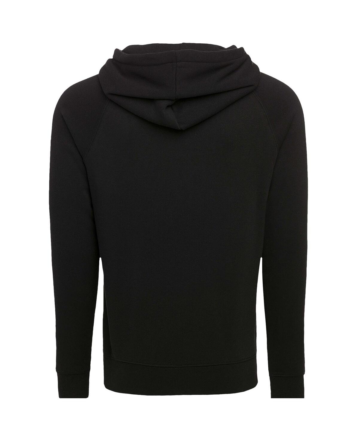 Sportiqe Men's And Women's Heather Black New York Liberty Olsen Tri-blend Pullover Hoodie