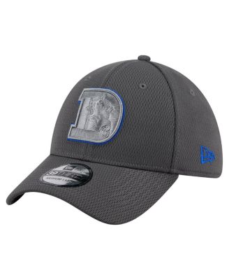 Men's Graphite Denver Broncos Throwback Logo Main 39THIRTY Flex Hat