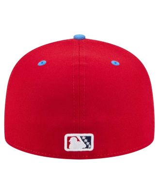 Men's Red Jacksonville Jumbo Shrimp Authentic Collection 59FIFTY Fitted Hat
