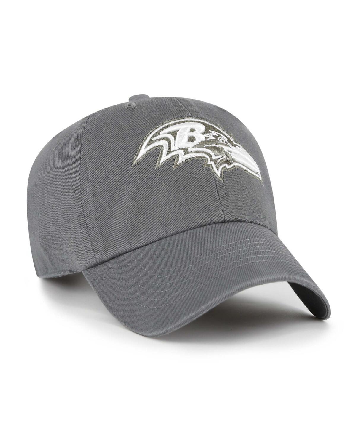 47 Brand Women's Gray Baltimore Ravens Bright Side Clean Up Adjustable Hat