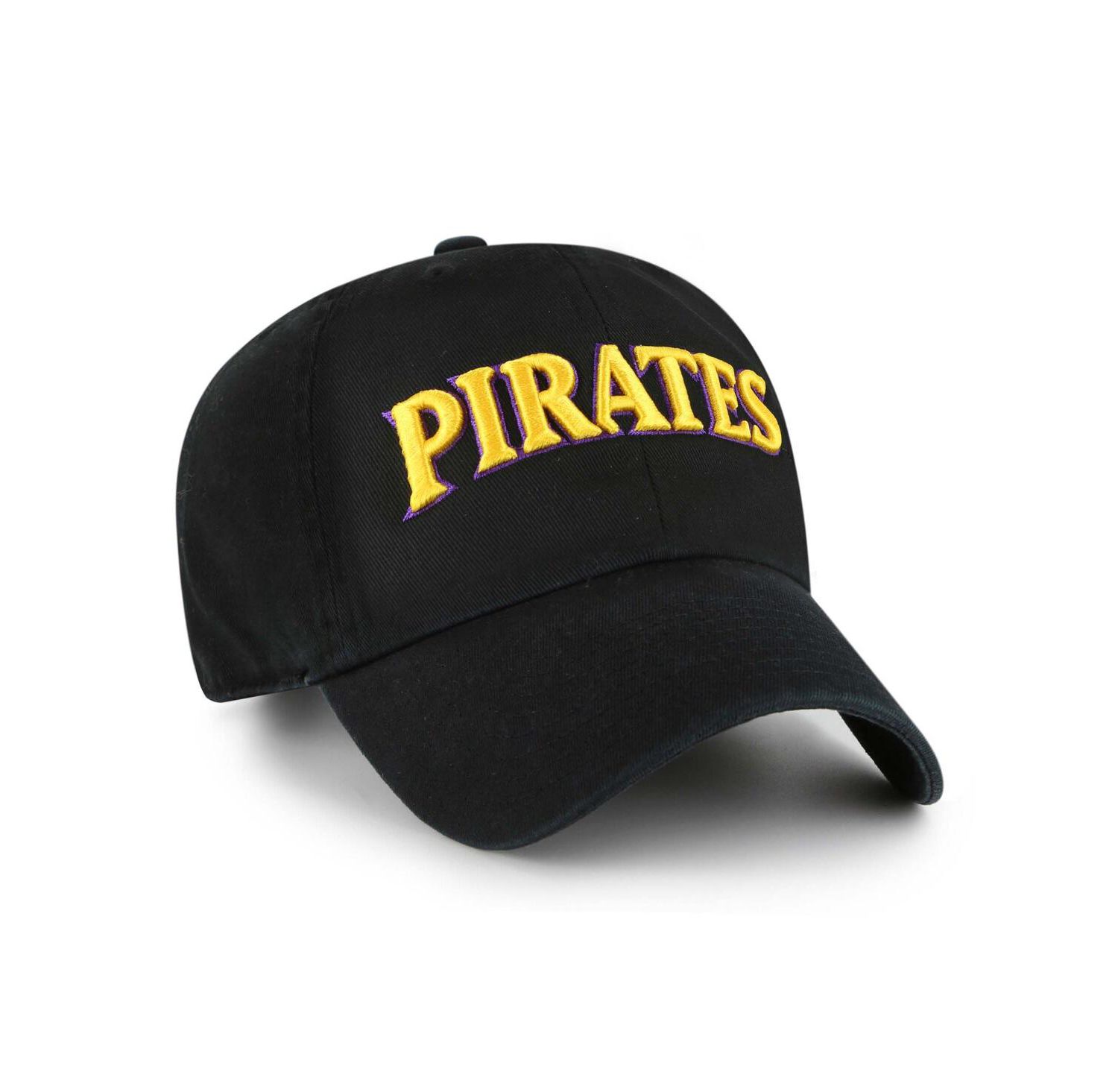 Men's Black ECU Pirates Clean Up Adjustable Hat