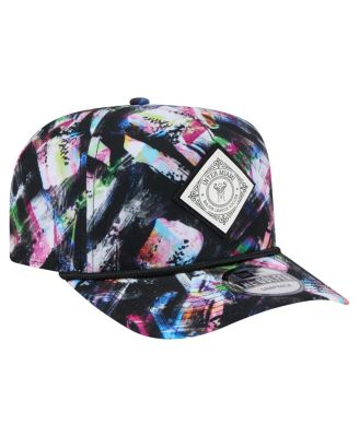 Men's Black Inter Miami CF Golfer Adjustable Hat