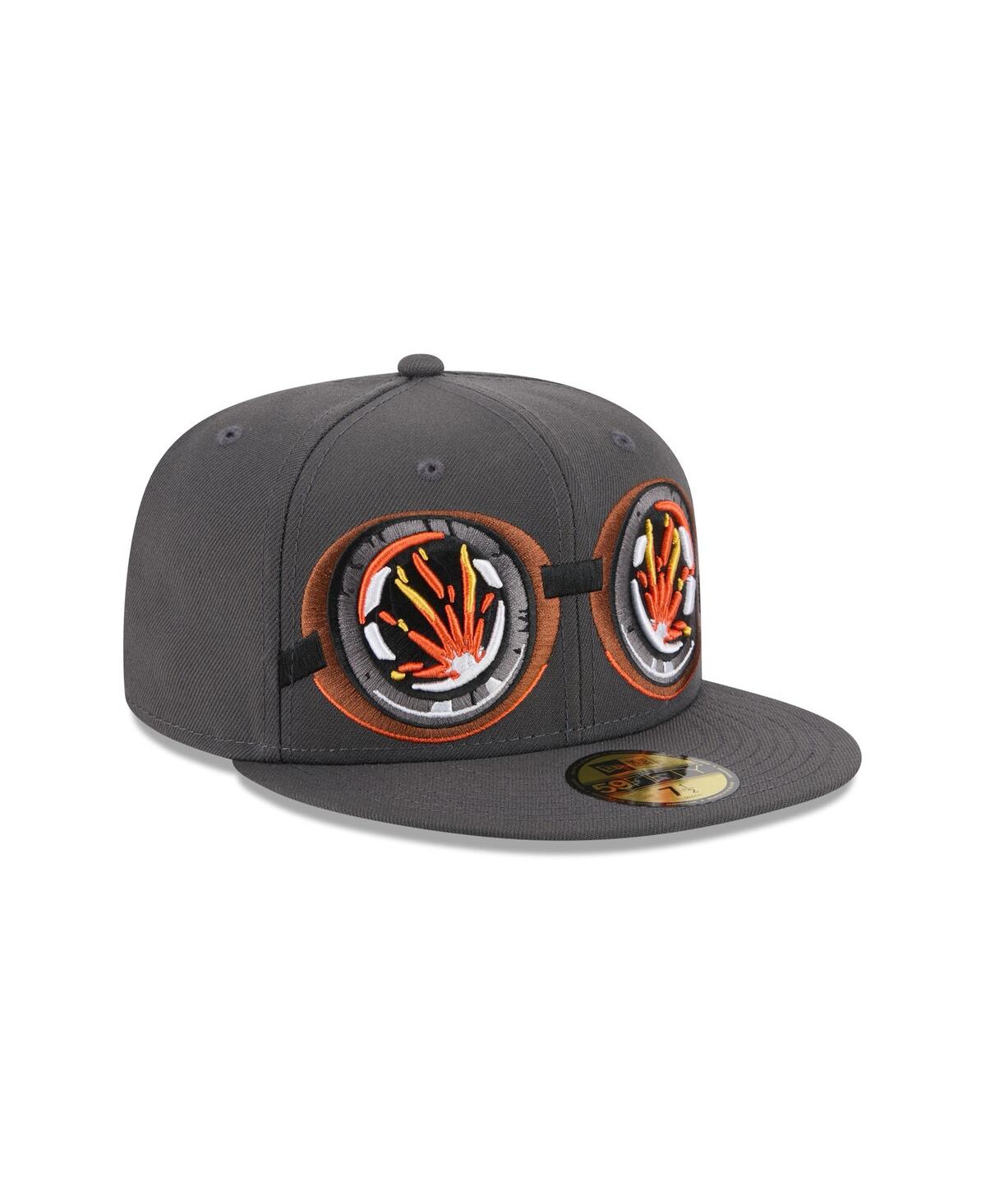 New Era Men's Gray Lehigh Valley IronPigs Theme Nights 59FIFTY Fitted Hat