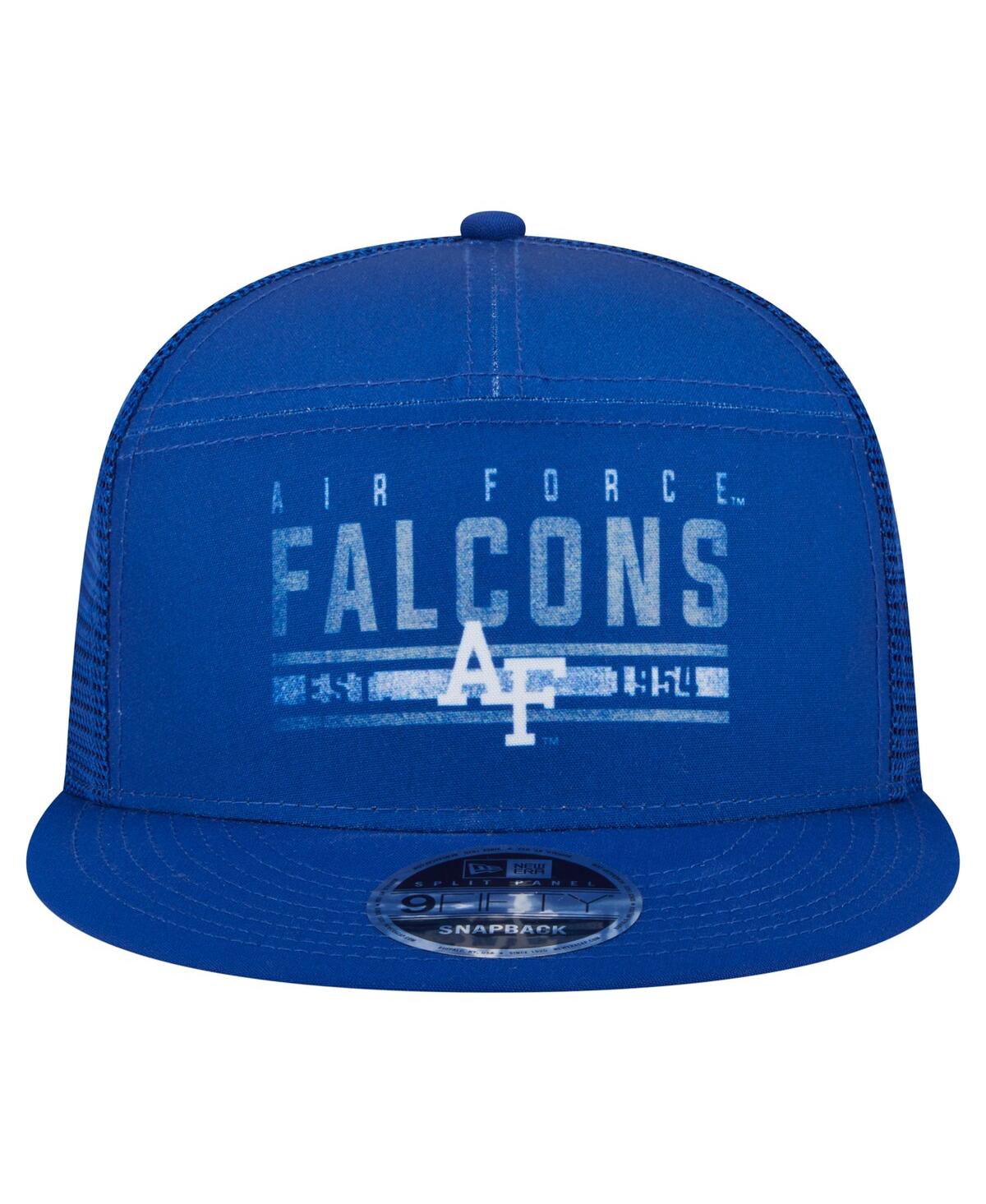 New Era Men's Royal Air Force Falcons Split Panel 9FIFTY Snapback Trucker Hat