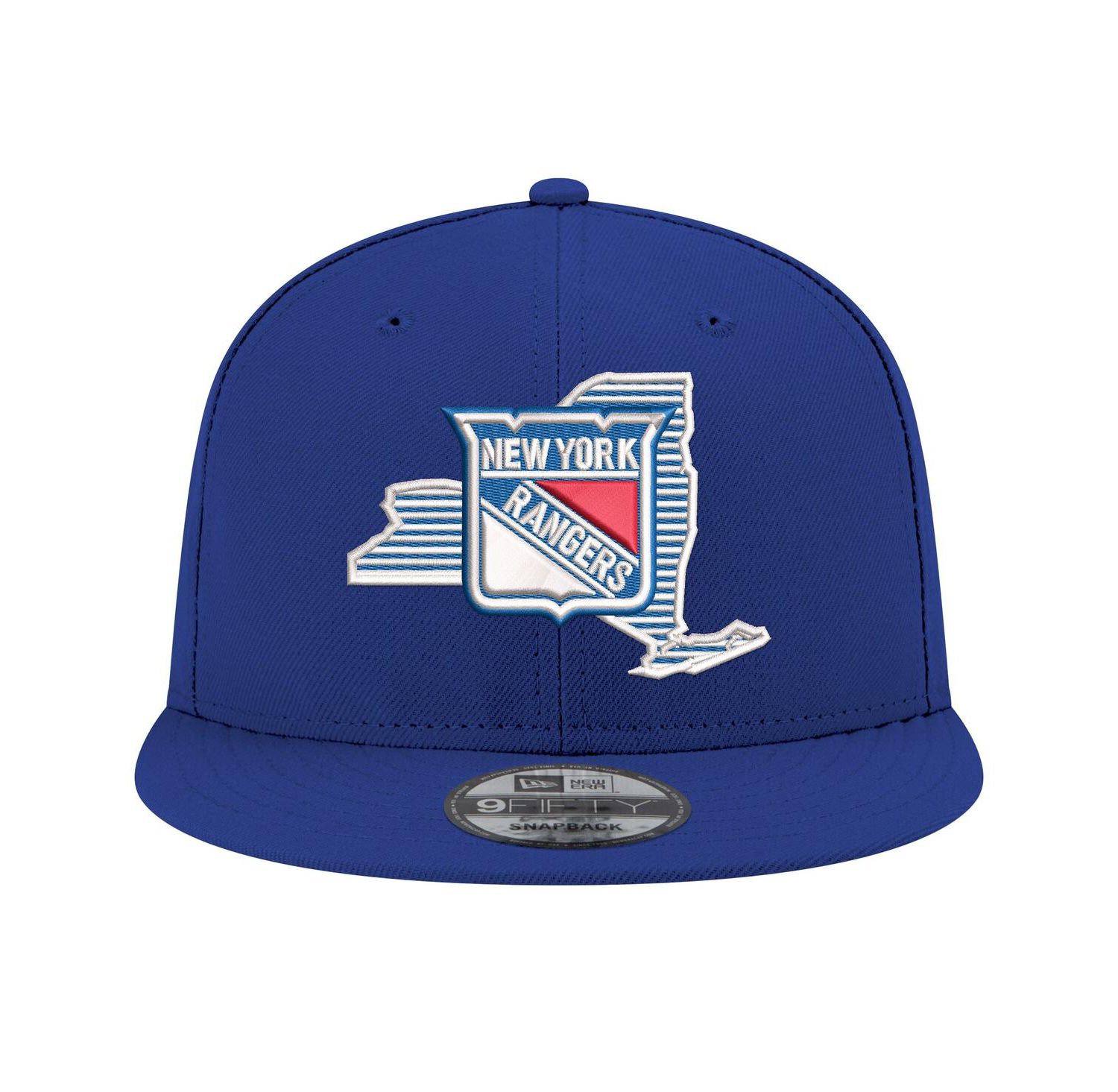 Men's Blue New York Rangers State Pride 9FIFTY Snapback Hat