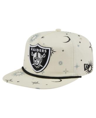 New Era - Men's Cream Las Vegas Raiders Celestial Golfer Adjustable Hat