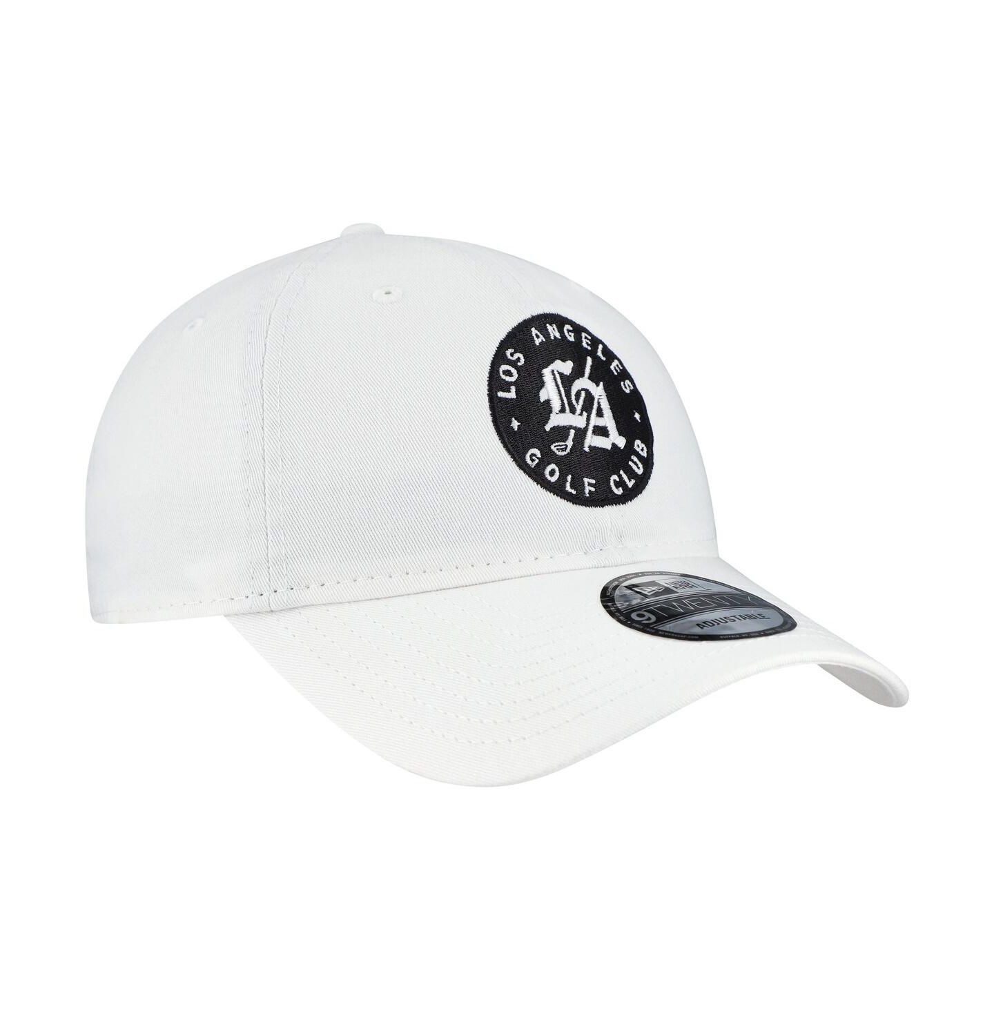 Мужская кепка New Era White Los Angeles Golf Club TGL Team 9TWENTY Adjustable Hat — фото 3