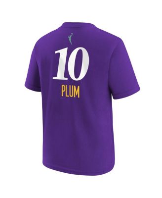 Big Boys and Girls Kelsey Plum Purple Los Angeles Sparks Explorer Edition Name Number T-Shirt