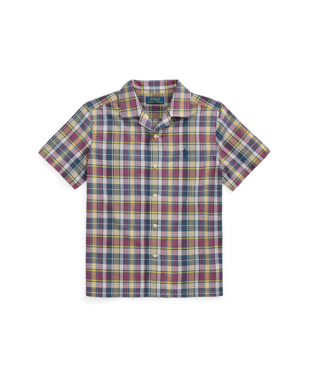 Polo Ralph Lauren Big Boys Plaid Camp Shirt