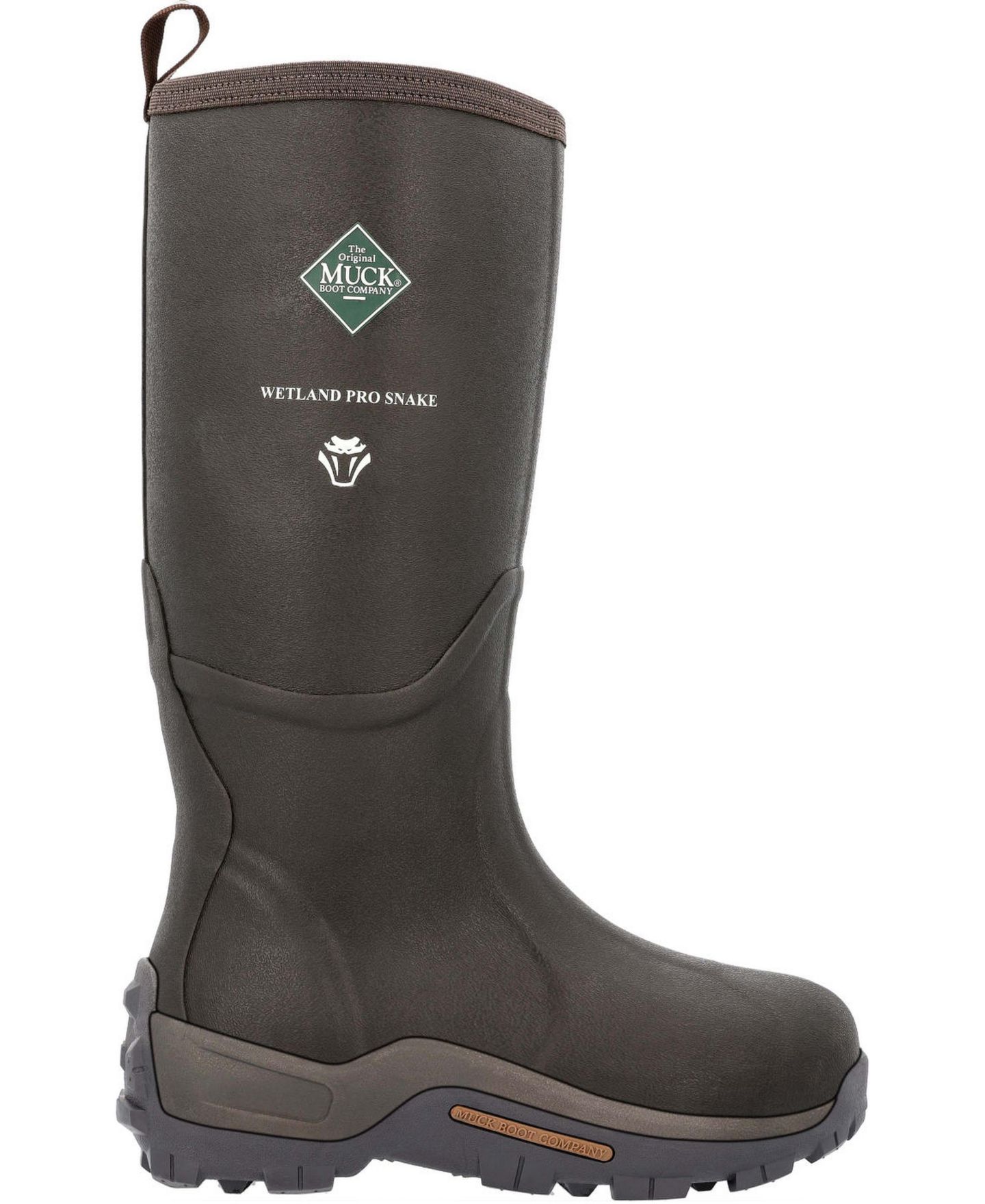 Мужские ботинки MUCK Wetland Pro Certified Snake Strike Boot, цвет: Коричневый — фото 1