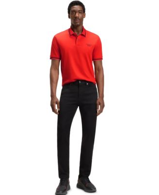 Porsche x BOSS Men's Cotton Moisture Control Polo Shirt