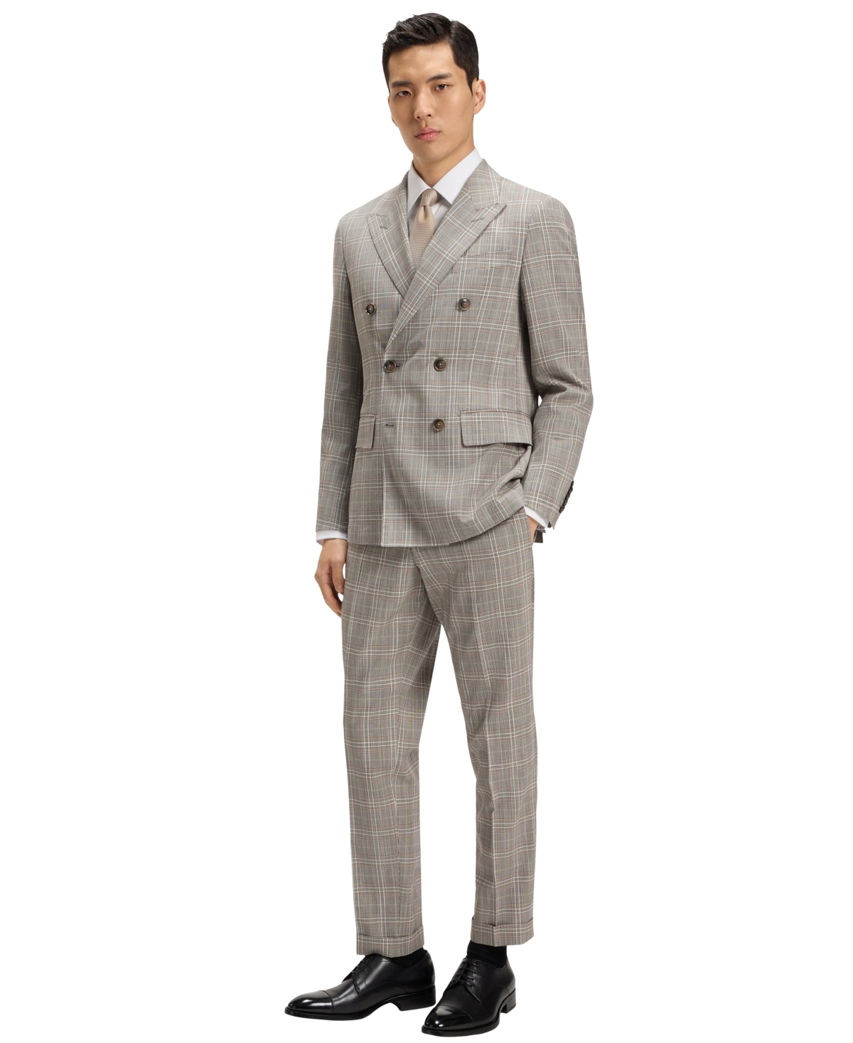 Boss by Hugo Men's Cotton Blend Slim-Fit Dress Shirt