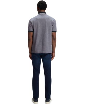 Men's Oxford-Cotton-Piqu&eacute; Polo Shirt