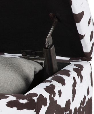 17.75" Designs4Comfort 5th Avenue Storage Ottoman